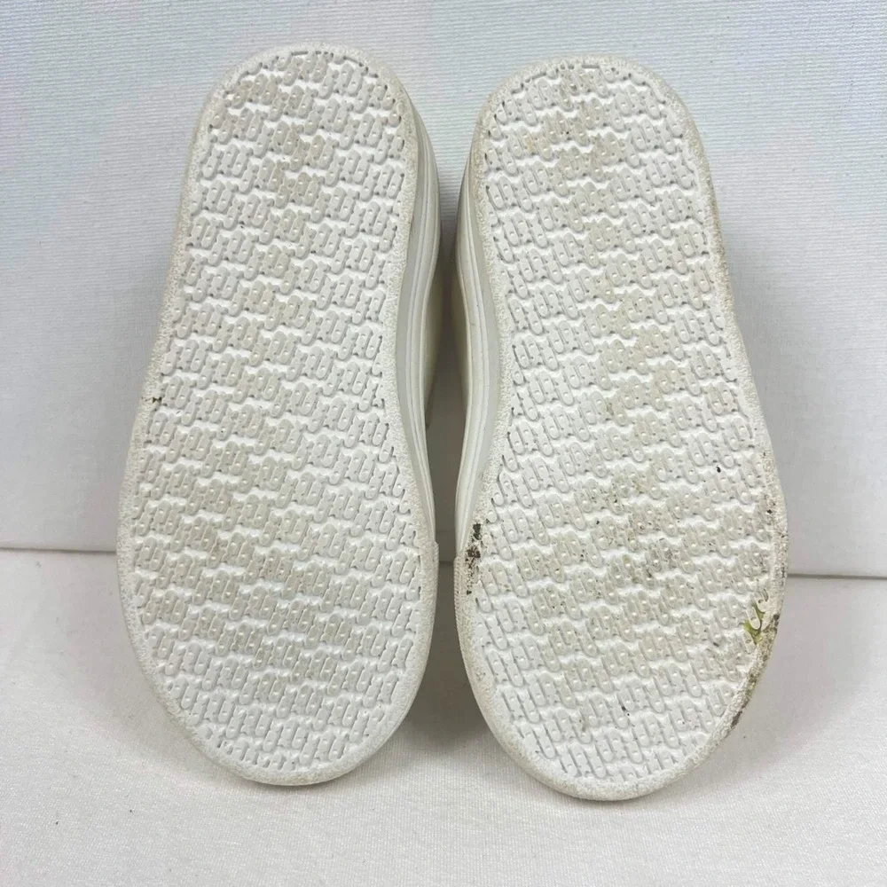 GUC OshKosh B'Gosh White Pink Strap Sneaker Shoe ROB-G Girls Size 7M